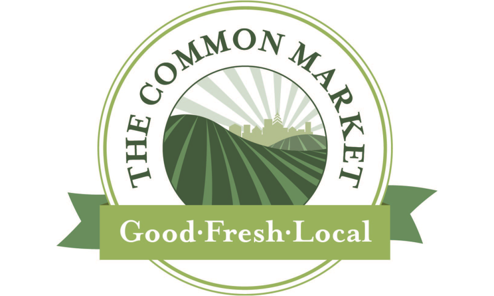 Common Market logo with green text surrounding fields