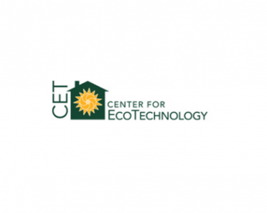 Center for EcoTechnology logo with green text and a yellow and green symbol